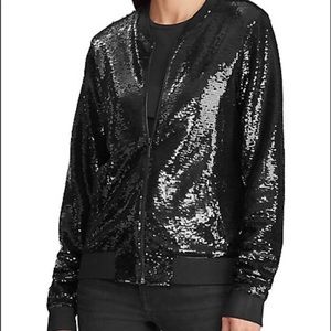 Ralph Lauren Sparkle Glitter Bomber Jacket